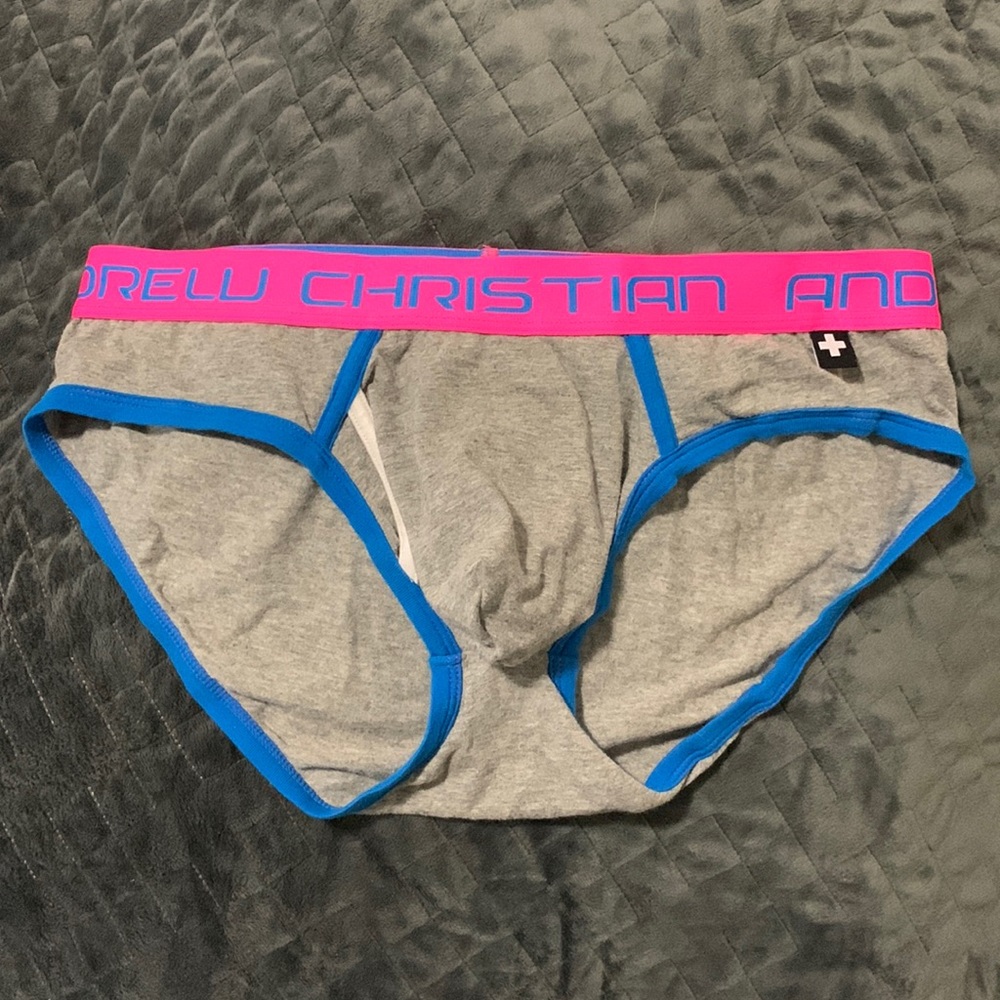 Andrew Christian Large Grey Briefs